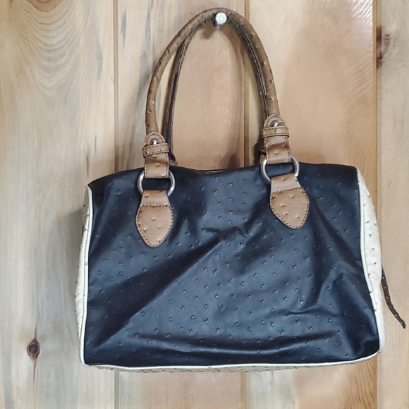 Guess Los Angeles Black and Tan Handbag - Picture 4 of 7